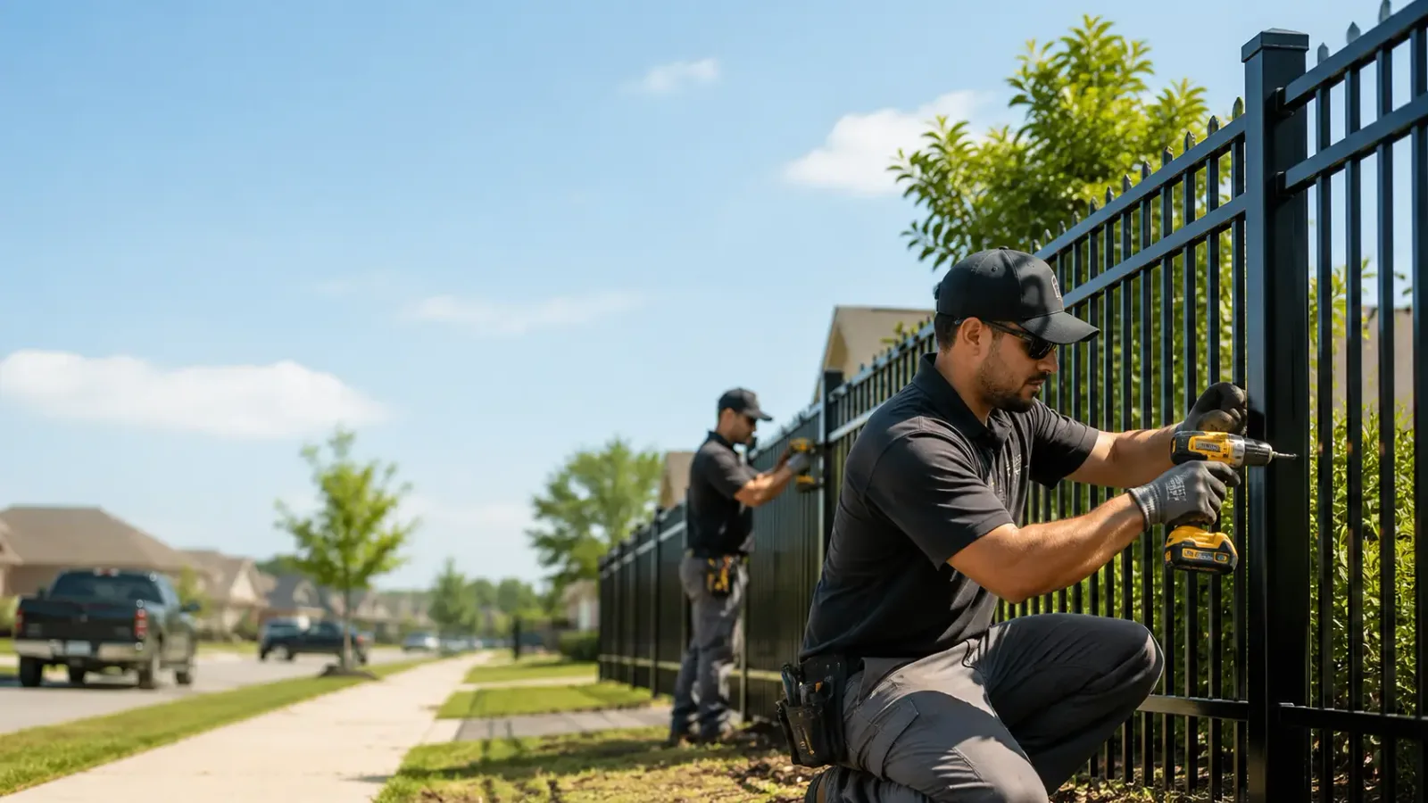 Metal Fence Installation in Stinnett, TX
